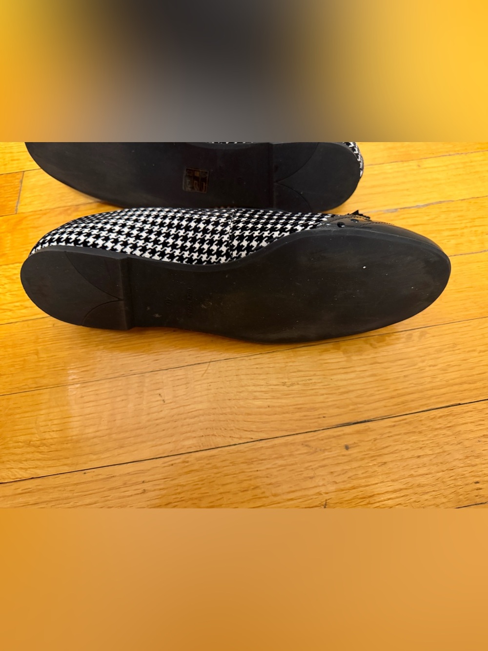 Pretty Ballerina’s Women’s Houndstooth Slip-On Loafers size EU 40 - Picture 7 of 7